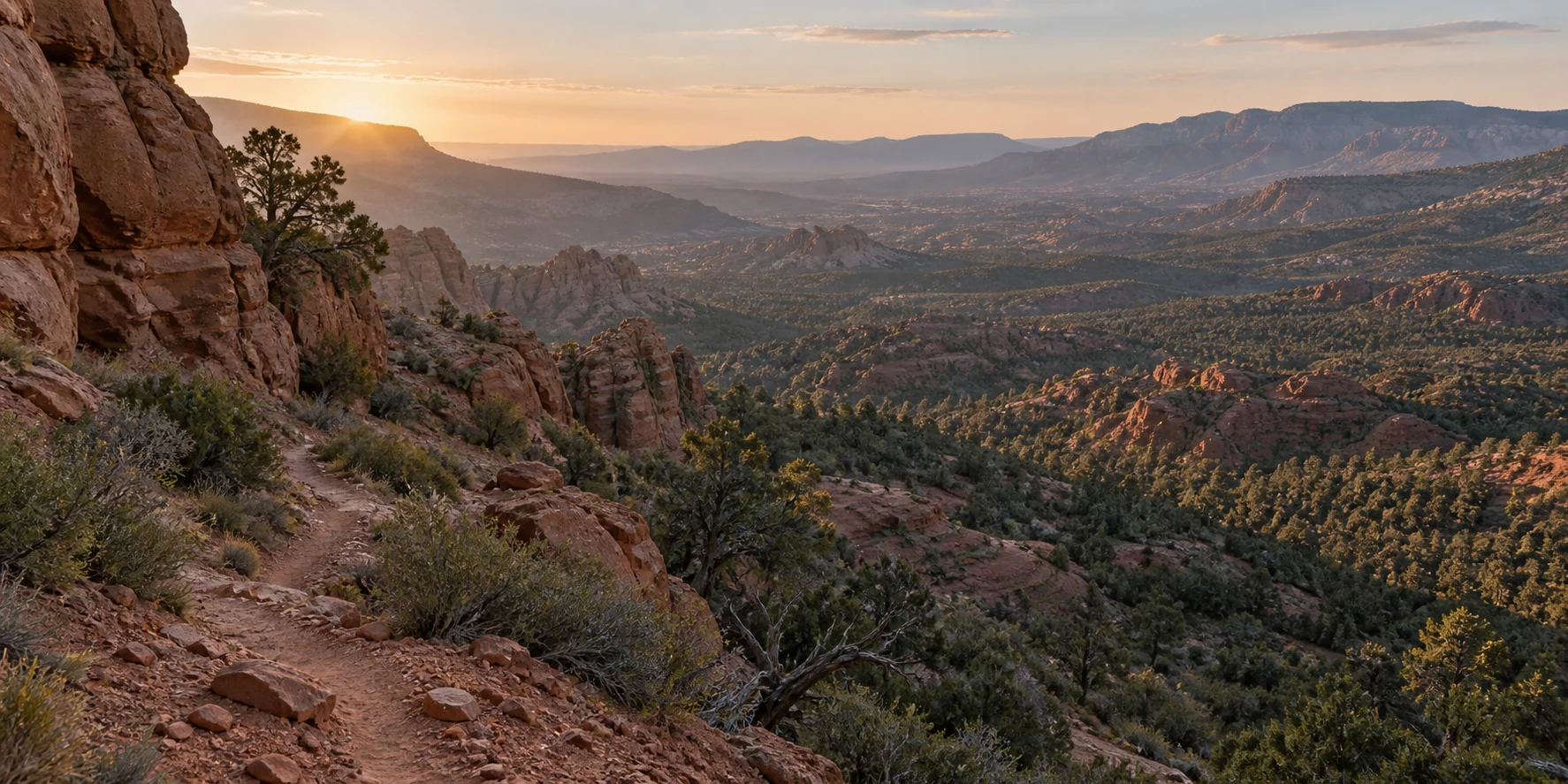 Illustrative Utah hunting landscape